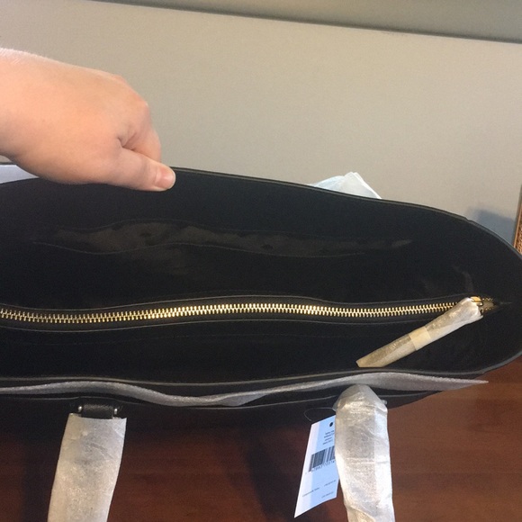Kate Spade ♠️ Cameron Black Laptop Tote - Picture 10 of 13